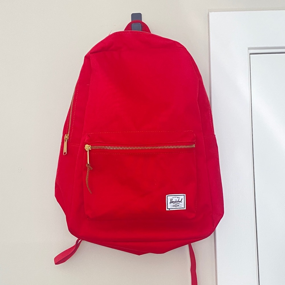 Red Herschel Settlement Backpack